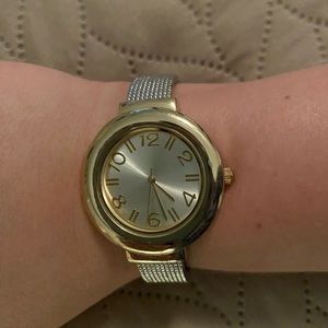 Elegant Watch with Gold Accents